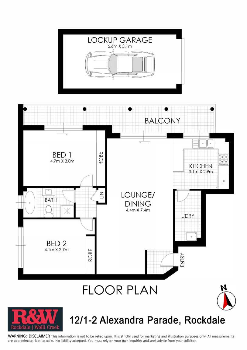 12/1-2 Alexandra Parade Rockdale